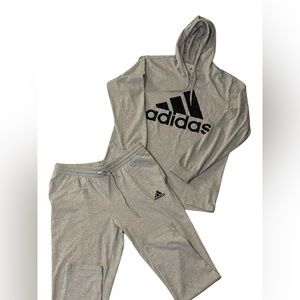 Adidas Tracksuit in Heather Gray
